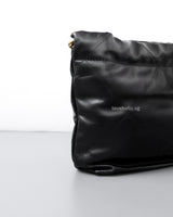 Chanel Chanel 22 Mini | Black Lambskin Brushed Gold Hardware-details