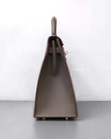 Hermes Kelly Sellier 32 | Etain Epsom Palladium Hardware-side