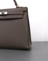 Hermes Kelly Sellier 32 | Etain Epsom Palladium Hardware-details