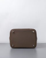 Hermes Picotin Lock 18 Etoupe Taurillon Clemence Palladium Hardware-details