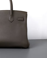 Hermes Birkin Retourne 30 | Etoupe Togo Gold Hardware-details