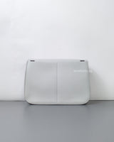 Hermes Halzan 25 | Bleu Pale Taurillon Clemence Gold Hardware-back