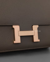 Hermes Constance Mini 18 | Etain Epsom Permabrass Hardware-details