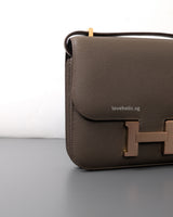 Hermes Constance Mini 18 | Etain Epsom Permabrass Hardware-details