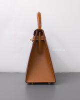 Hermes Kelly Sellier 28 | Gold Epsom Gold Hardware-details