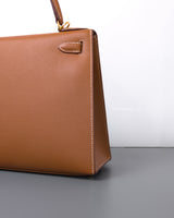 Hermes Kelly Sellier 28 | Gold Epsom Gold Hardware-details