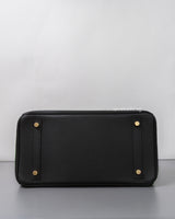 Hermes Birkin Retourne 30 | Black Togo Gold Hardware-details