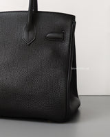 Hermes Birkin Retourne 30 | Black Togo Gold Hardware-details
