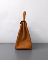 Hermes Kelly Retourne 28 | Gold Togo Gold Hardware-details