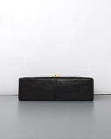 Chanel Vintage Diana Medium | Black Lambskin 24K Gold Hardware-details