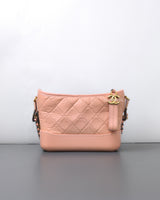 Chanel Gabrielle Hobo Small | Pink Lambskin Multicolored Hardware-front1