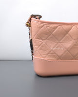 Chanel Gabrielle Hobo Small | Pink Lambskin Multicolored Hardware-details