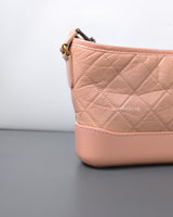 Chanel Gabrielle Hobo Small | Pink Lambskin Multicolored Hardware-details