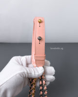 Chanel Gabrielle Hobo Small | Pink Lambskin Multicolored Hardware-details