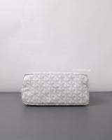 Goyard Boheme Hobo Mini  | White Canvas Silver Hardware-details