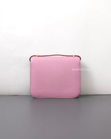 Hermes Constance Mini 18 | Mauve Sylvestre Chevre Mysore Gold Hardware-back