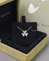 Van Cleef & Arpels VCA Frivole Pendant Mini Model | Diamond 18K White Gold-front