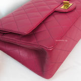 Chanel Reissue 2.55 226 Medium | Bubblegum Pink Caviar Gold Hardware