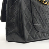 Chanel Vintage Classic Flap Medium | Black Lambskin 24K Gold Hardware