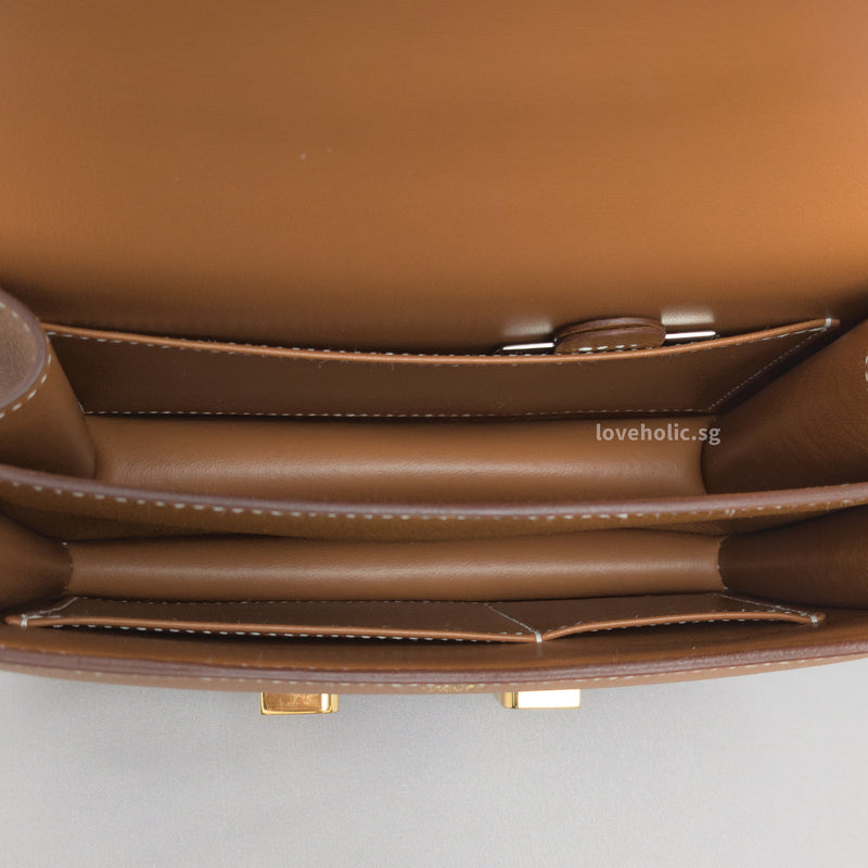 Hermes Constance 18 Mini | Gold Epsom Gold Hardware