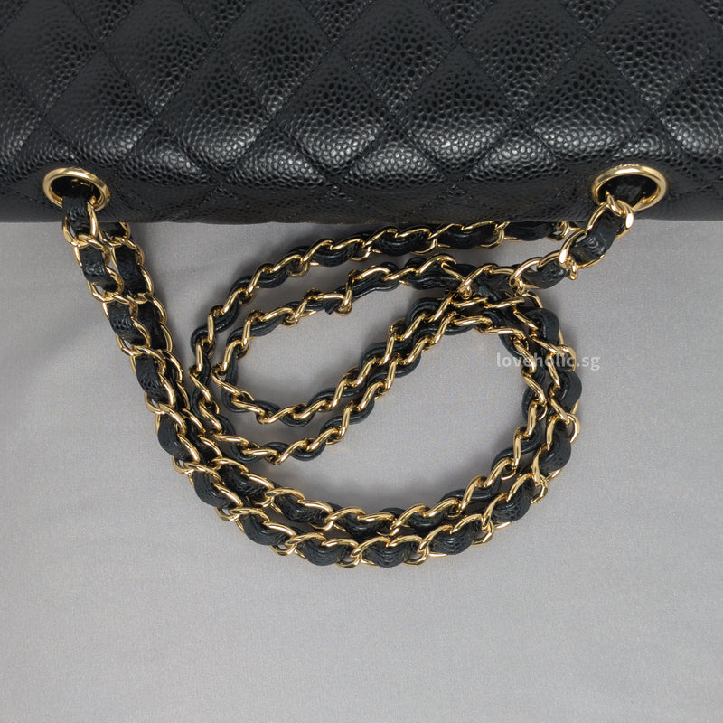 Chanel Classic Flap Small | Black Caviar Gold Hardware