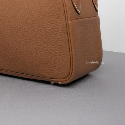 Lindy Mini | Gold Taurillon Clemence Gold Hardware