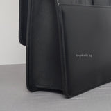 Montaigne 30 Black Calfskin Gold Hardware
