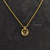 Dior Vintage Necklace  |   Gold Hardware-whitebackground