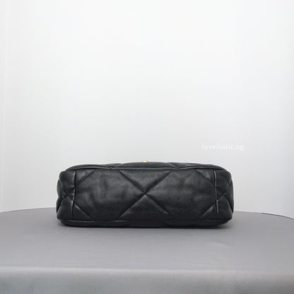 Chanel 19 Small | Black Lambskin Multicolored Hardware