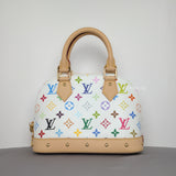 Louis Vuitton Alma BB Multicoloured Canvas Gold Hardware-back