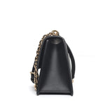 Dior Montaigne 30 Medium | Black Grained Calfskin Gold Hardware