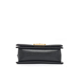 Chanel Boy Small | Black Caviar Brushed Gold Hardware