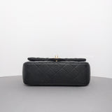 Classic Flap Mini Rectangle | 17B/17C Black Caviar Light Gold Hardware