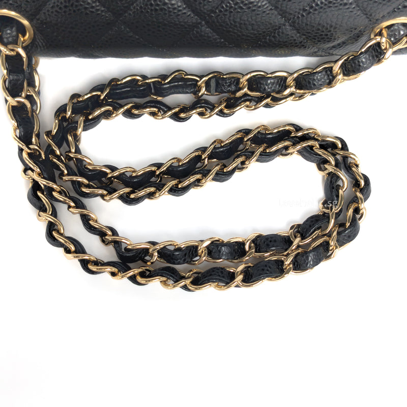 Chanel Classic Flap Small | Black Caviar Gold Hardware