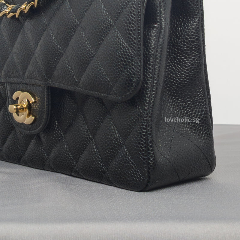 Chanel Classic Flap Small | Black Caviar Gold Hardware