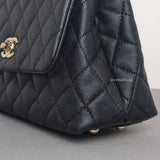 Coco Handle Small | 20K Midnight Blue Caviar Light Gold Hardware