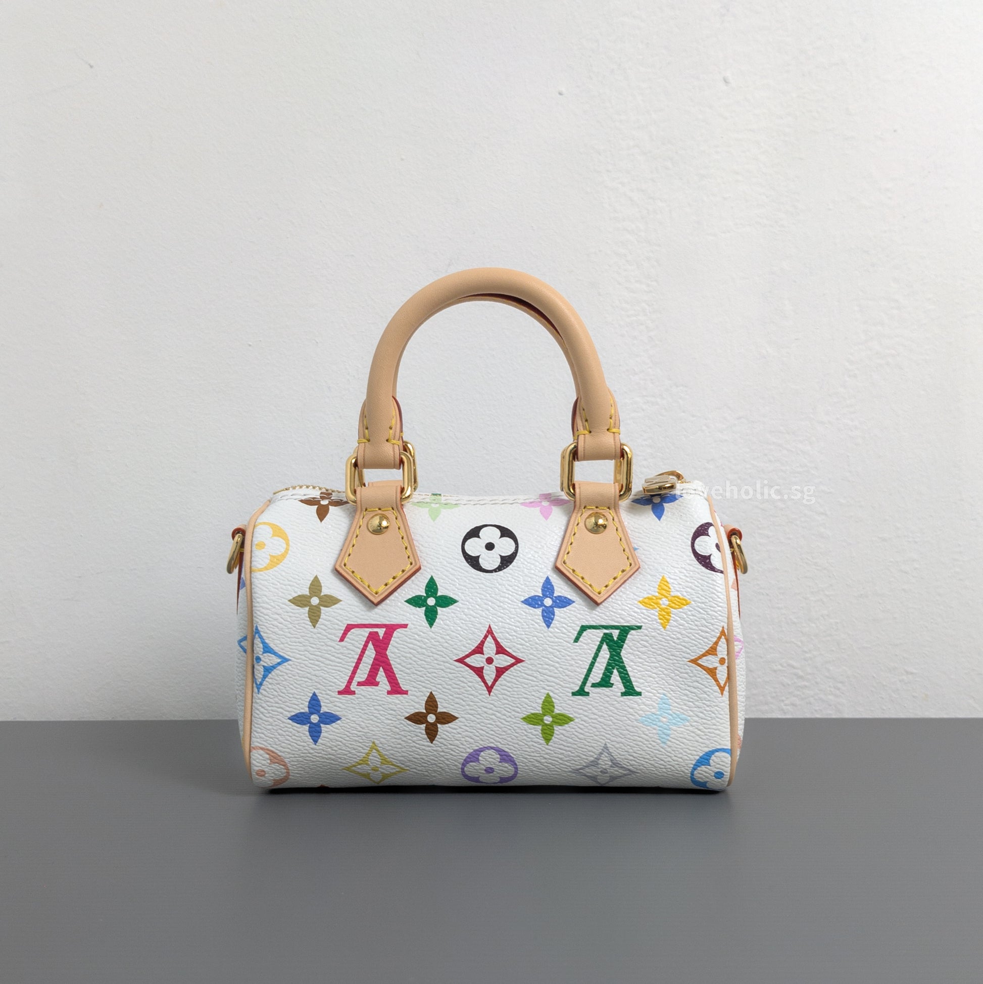 Louis Vuitton x TM Nano Speedy Canvas Gold Hardware-back