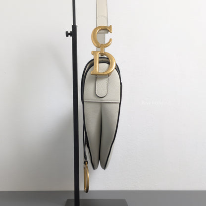 Saddle Small | Latte Calfskin Brushed Gold Hardware