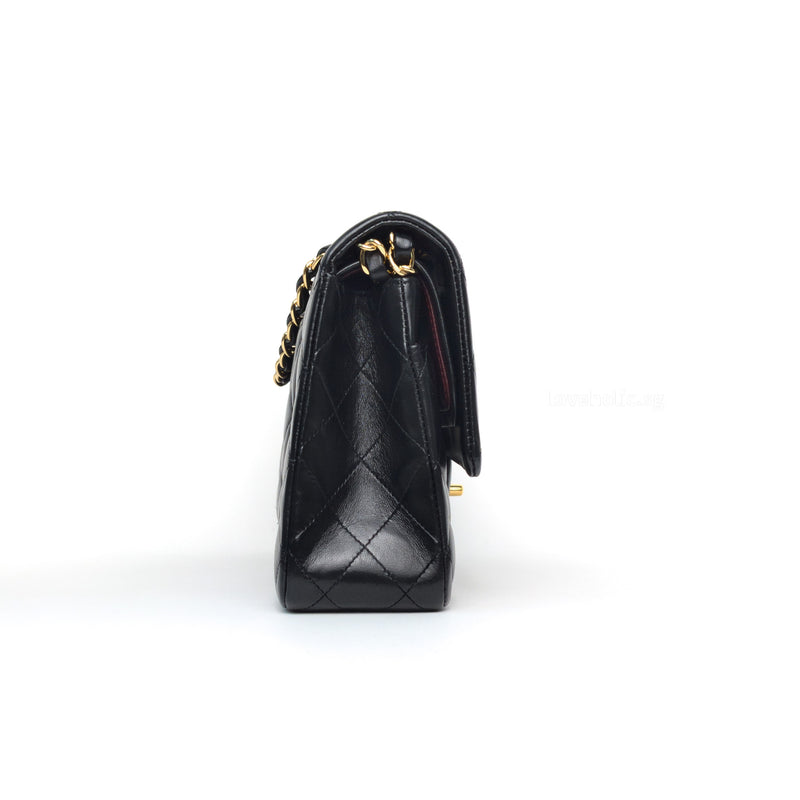Chanel Classic Flap Medium | Black Lambskin Gold Hardware
