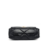 Chanel Chanel 19 Small | Black Lambskin Multicolored Hardware