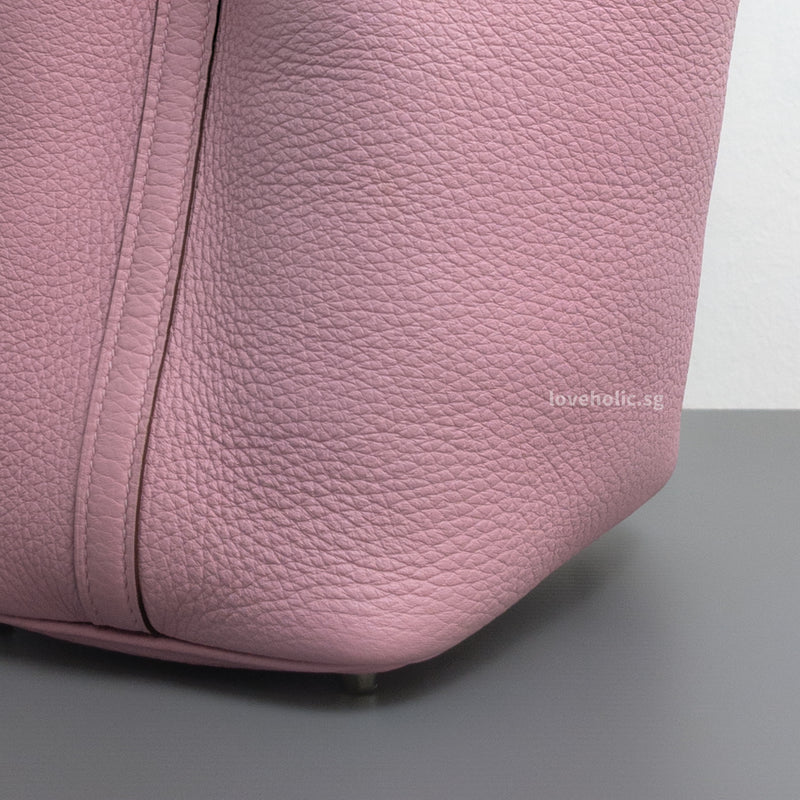 Picotin Lock 18 Mauve Sylvestre X9 Taurillon Clemence Palladium Hardware