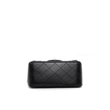 Chanel Classic Flap Mini Square | Black Lambskin Silver Hardware