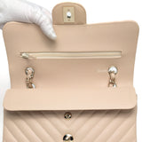 Chanel Classic Flap Chervon Small | 21S Light Beige Caviar Gold Hardware