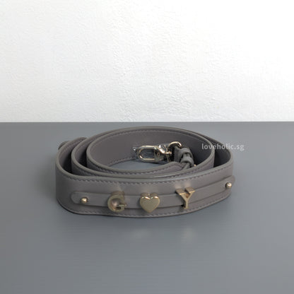 My ABC Lady Dior Small | Grey Lambskin Light Gold Hardware