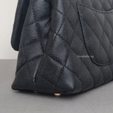 Coco Handle Small | 20K Midnight Blue Caviar Light Gold Hardware