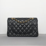 Chanel Classic Flap Small | Black Caviar Gold Hardware-back