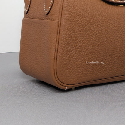Lindy Mini | Gold Taurillon Clemence Gold Hardware