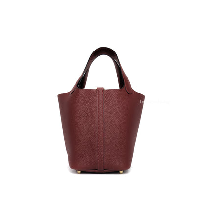 Hermes Picotin Lock 18  | Rouge H  Gold Hardware