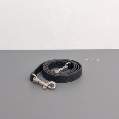 Luggage Nano | Black Calfskin Ruthenium Hardware