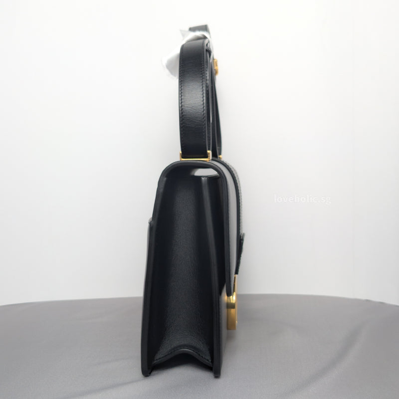 Dior Montaigne 30 Black Calfskin Gold Hardware-details